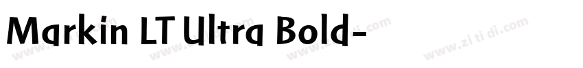 Markin LT Ultra Bold字体转换